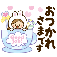 [LINEスタンプ] かわいい主婦の1日【ゆめかわ編】