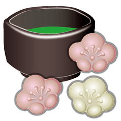 [LINEスタンプ] 抹茶と和菓子