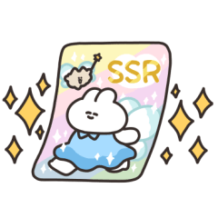 [LINEスタンプ] ソシャゲをするうさちゃん その2の画像（メイン）