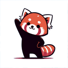 [LINEスタンプ] レッサーパンダのあっすくん