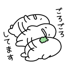 [LINEスタンプ] いま何してる？おすしのシャリ生活