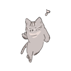 [LINEスタンプ] ゆったりねこです。