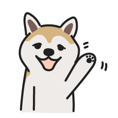 [LINEスタンプ] 柴犬のあずきさん