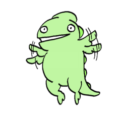 [LINEスタンプ] いまいち感情が読めない恐竜さんたちの日常