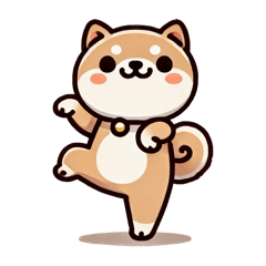 [LINEスタンプ] だいすき柴犬の画像（メイン）