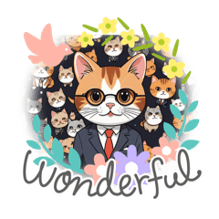 [LINEスタンプ] ねこ課長シリーズ3の画像（メイン）