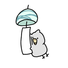 [LINEスタンプ] ゆるりとハシビロコウ 夏