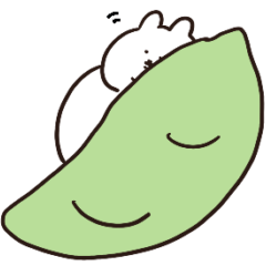 [LINEスタンプ] 野菜あごうさぎの画像（メイン）