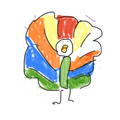 [LINEスタンプ] 絵しりとり（キジ多め。）