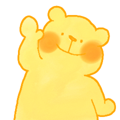 [LINEスタンプ] 癒しのクマさんスタンプ1