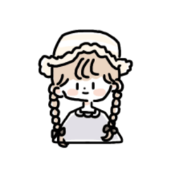 [LINEスタンプ] ポンデの女の子