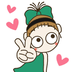 [LINEスタンプ] おちゃめの毎日使える♡組み合わせスタンプ