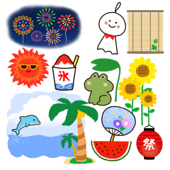 [LINEスタンプ] ◇夏をアレンジ・組み合わせてオリジナル