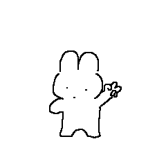 [LINEスタンプ] ！組み合わせて使えるうさぎ！