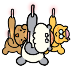 [LINEスタンプ] クムクムパンダの秘密の生活