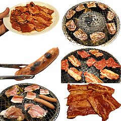 [LINEスタンプ] 組み合わせる焼肉