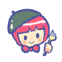 [LINEスタンプ] りんごちゃん 1