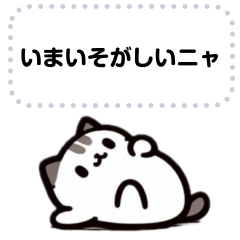 [LINEスタンプ] かんたんにゃんこちゃん MSver