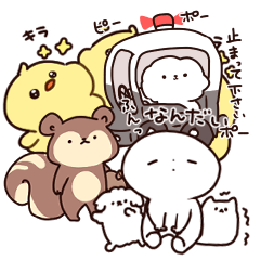 [LINEスタンプ] ゆるくてかわいいいきものたち