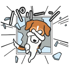 [LINEスタンプ] 犬の毛まみれ愛ランド