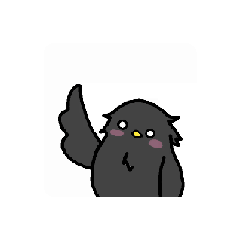 [LINEスタンプ] カラスのクロエだよ