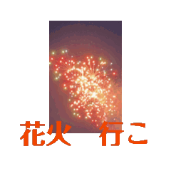 [LINEスタンプ] 花火のある人生