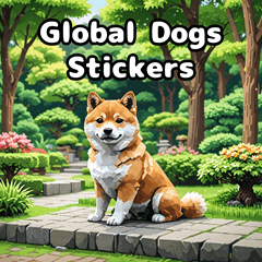 [LINEスタンプ] Global Dogs Stickers