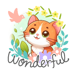 [LINEスタンプ] 猫ネコもいにゃん レトロ風
