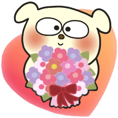 [LINEスタンプ] まいにち使える♪ロンリーわんこ2