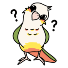 [LINEスタンプ] ウロコインコのポッキーちゃん