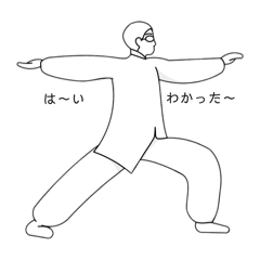 [LINEスタンプ] 太極拳ときどき乙女