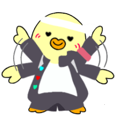 [LINEスタンプ] ひよこのぴゅぴゅ応援編