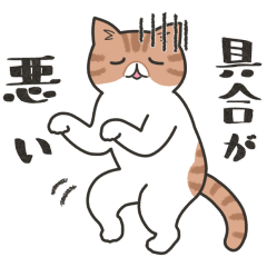 [LINEスタンプ] 40匹のねこの、みんなお大事に！