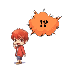 [LINEスタンプ] 一言スタンプ★ちょうどいい少年