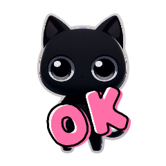 [LINEスタンプ] 黒猫のくろろ