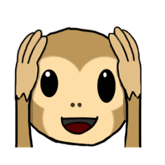 [LINEスタンプ] This is a monkey