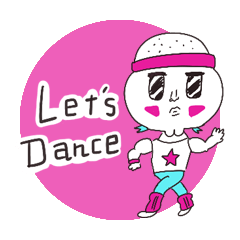 [LINEスタンプ] ダンスボーイ 01