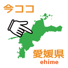 [LINEスタンプ] 今ココ愛媛県の画像（メイン）