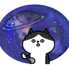 [LINEスタンプ] ハッちゃん【カレー好きな猫】