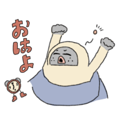 [LINEスタンプ] ゆきおとこ モギーの日常①