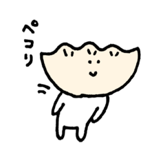 [LINEスタンプ] 生ギョウザくんスタンプ