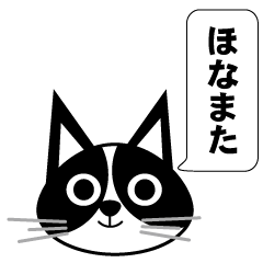 [LINEスタンプ] 関西弁ハチワレの日常会話