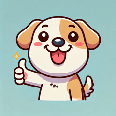 [LINEスタンプ] サムズアップ犬スタンプ