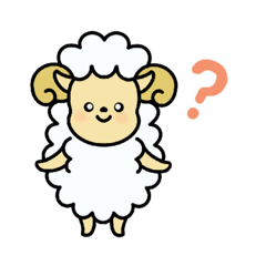 [LINEスタンプ] フランス帰りのひつじ「ちー」①