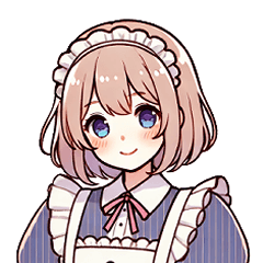 [LINEスタンプ] 毎日メイドさん(癒しを添えて)1