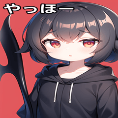 [LINEスタンプ] 死神女の子