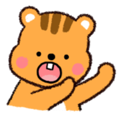 [LINEスタンプ] 明るいリス（動物）