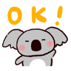 [LINEスタンプ] かわいいコアラの定番スタンプ