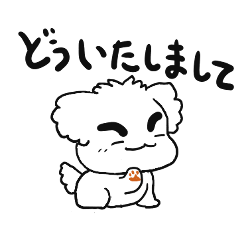 [LINEスタンプ] 眉毛マルチーズ はっきりスタンプ2