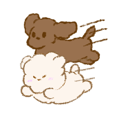 [LINEスタンプ] モカとココア1